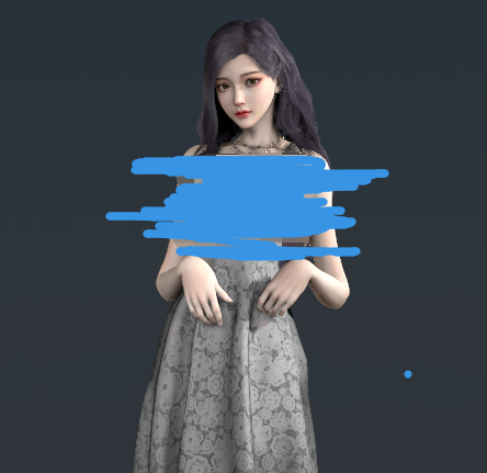【人物卡】漂亮的长发长裙美女JianDan.1单人物分享 - 3A资源站-3A资源站