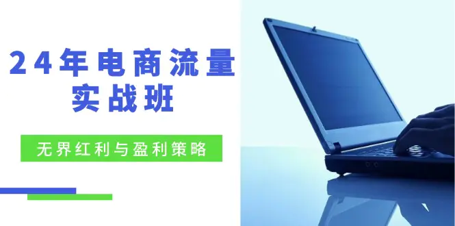 24年电商流量实战班：无界 红利与盈利策略，终极提升/关键词优化/精准… - 3A资源站-3A资源站