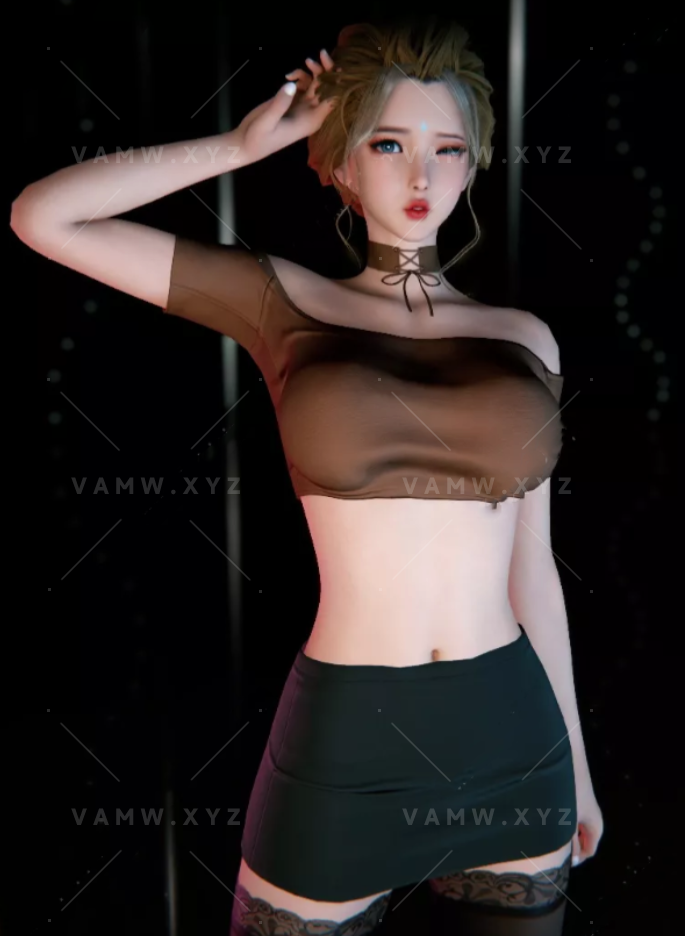 [人物]VR真实女友游戏人物卡 邻家小妹鱼露露02 - 3A资源站-3A资源站