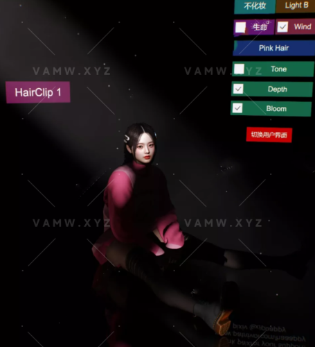 [人物]VR真实女友游戏人物卡 happy.H026.1-VAM资源