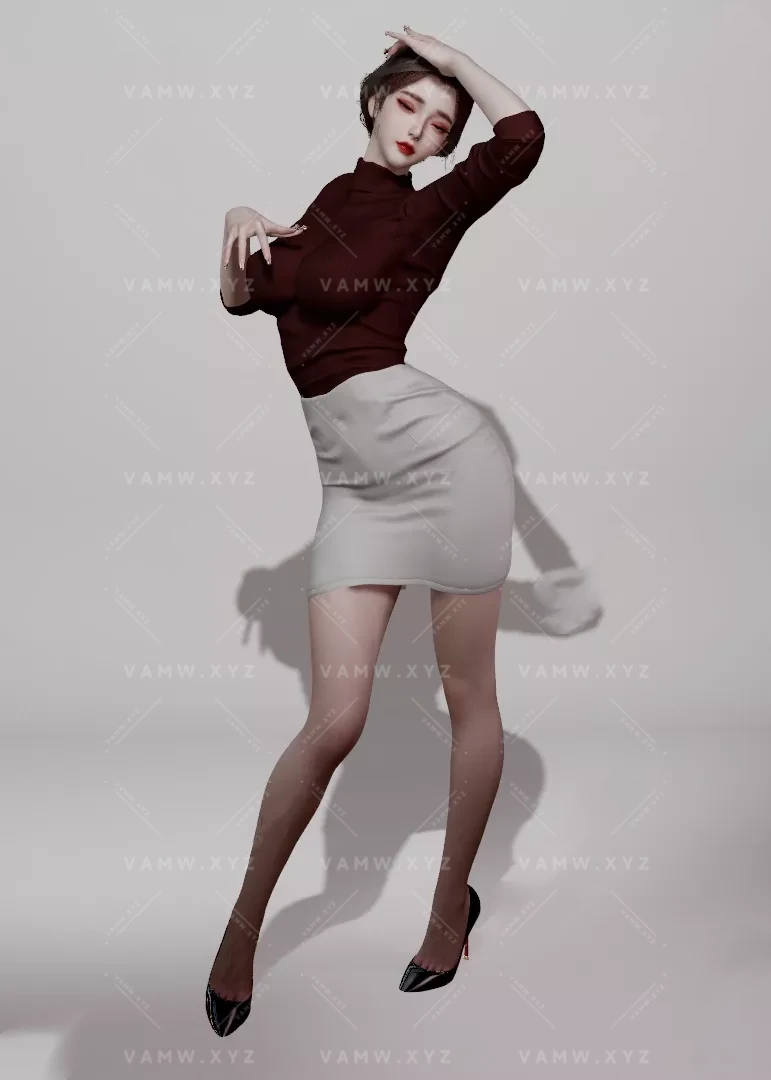 [VAM人物Looks]真实女友游戏 huahua.Lady_01.1 - 3A资源站-3A资源站