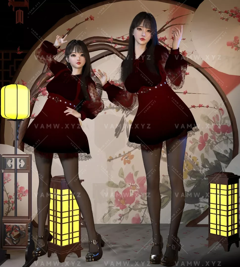 [VAM人物Looks]真实女友游戏 Able.姐妹花.1 - 3A资源站-3A资源站