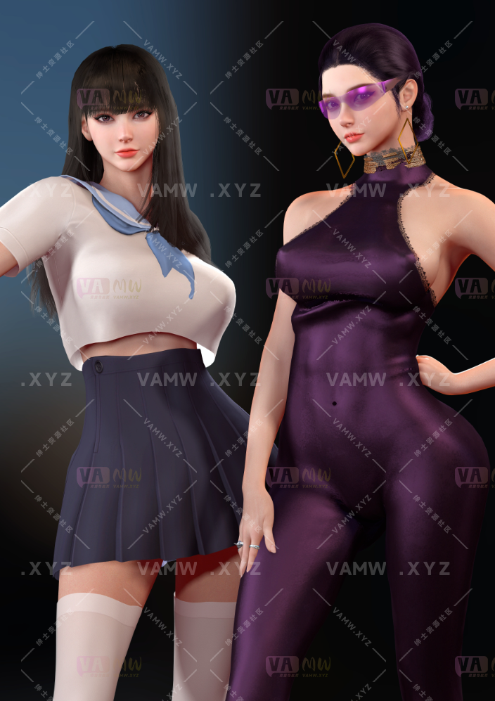 [VAM人物Looks]真实女友游戏 Dnaddr.Abby_HD_v1.1 - 3A资源站-3A资源站