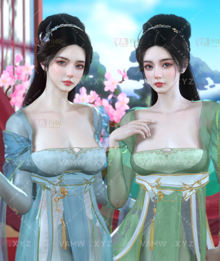 [VAM人物Looks]真实女友游戏 Dnaddr.梦儿_AFD 东方古典美女 - 3A资源站-3A资源站