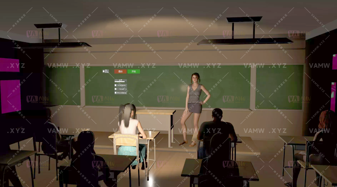 [VAM场景scene]真实女友游戏PrimeMocap.NaughtyStudent.1 - 3A资源站-3A资源站