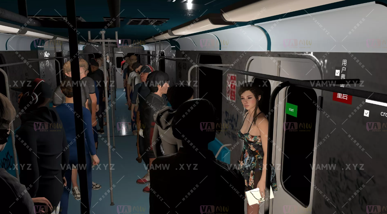 [VAM场景scene]真实女友游戏PrimeMocap.MetroMisfortune.1 - 3A资源站-3A资源站