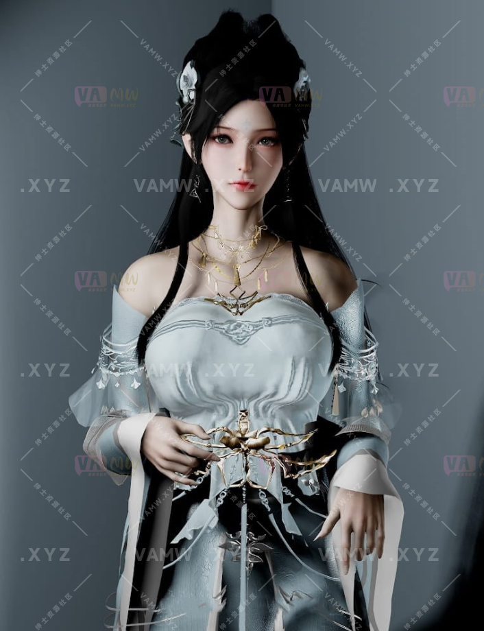 [VAM人物Looks]真实女友游戏 完美世界 清漪XFprog.QingYi2-1.1 - 3A资源站-3A资源站