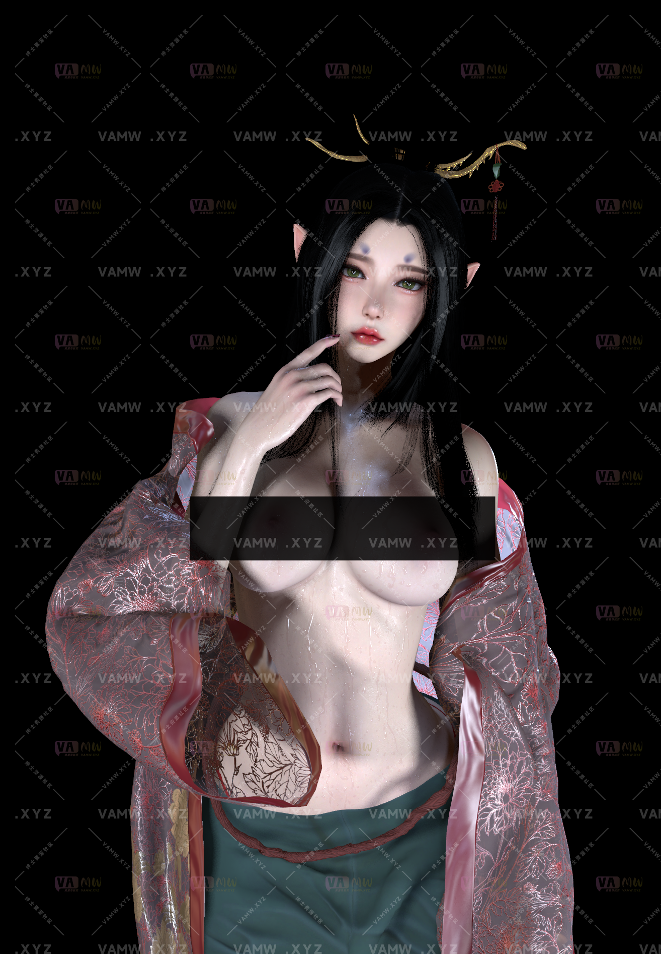 [VAM人物Looks]真实女友游戏 mofeng.heishenhuapingping_Fixed.1.var 黑神话悟空萍萍 - 3A资源站-3A资源站