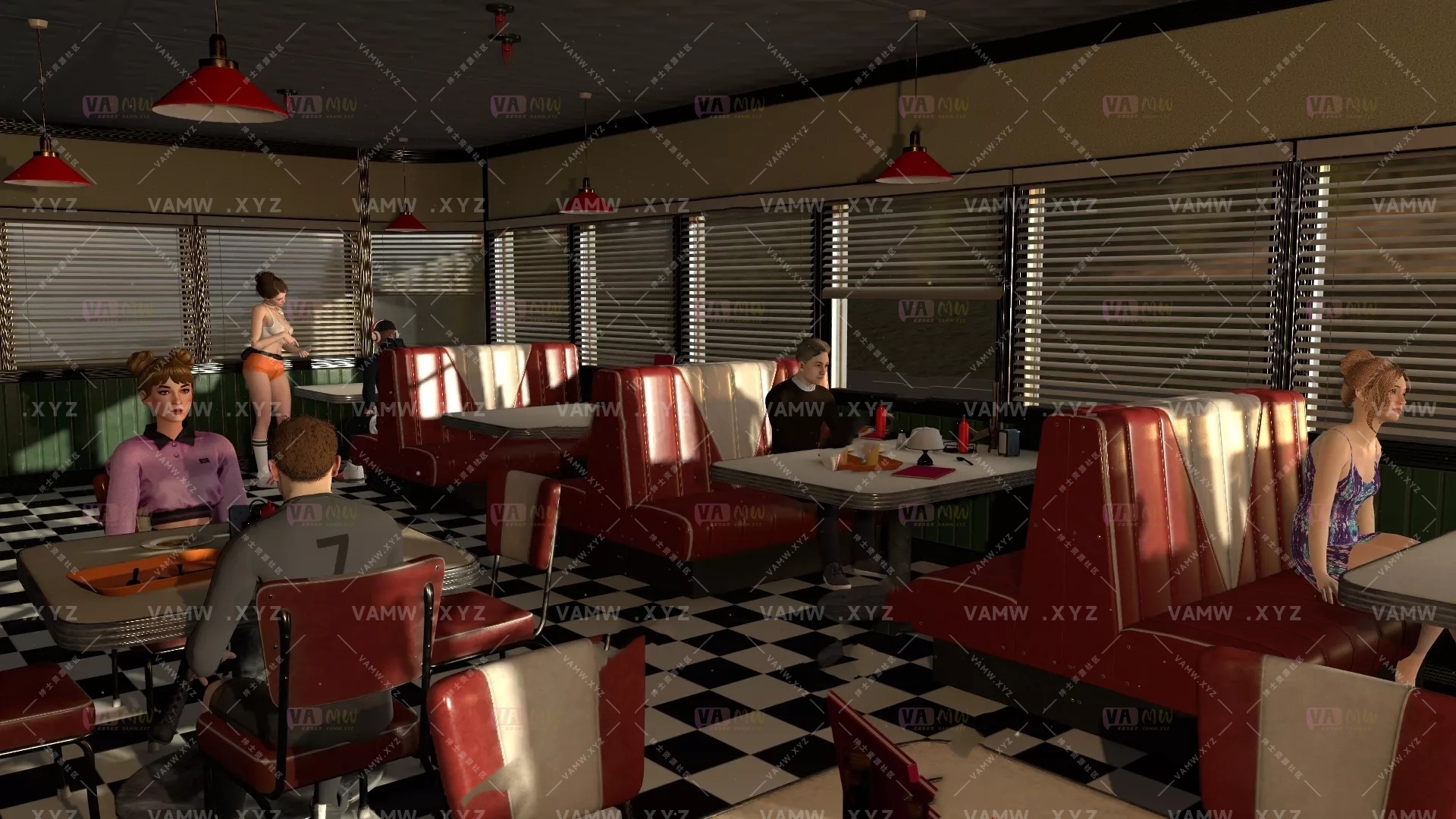 [VAM场景scene]真实女友游戏 PrimeMocap.TheWaitress.1.var - 3A资源站-3A资源站