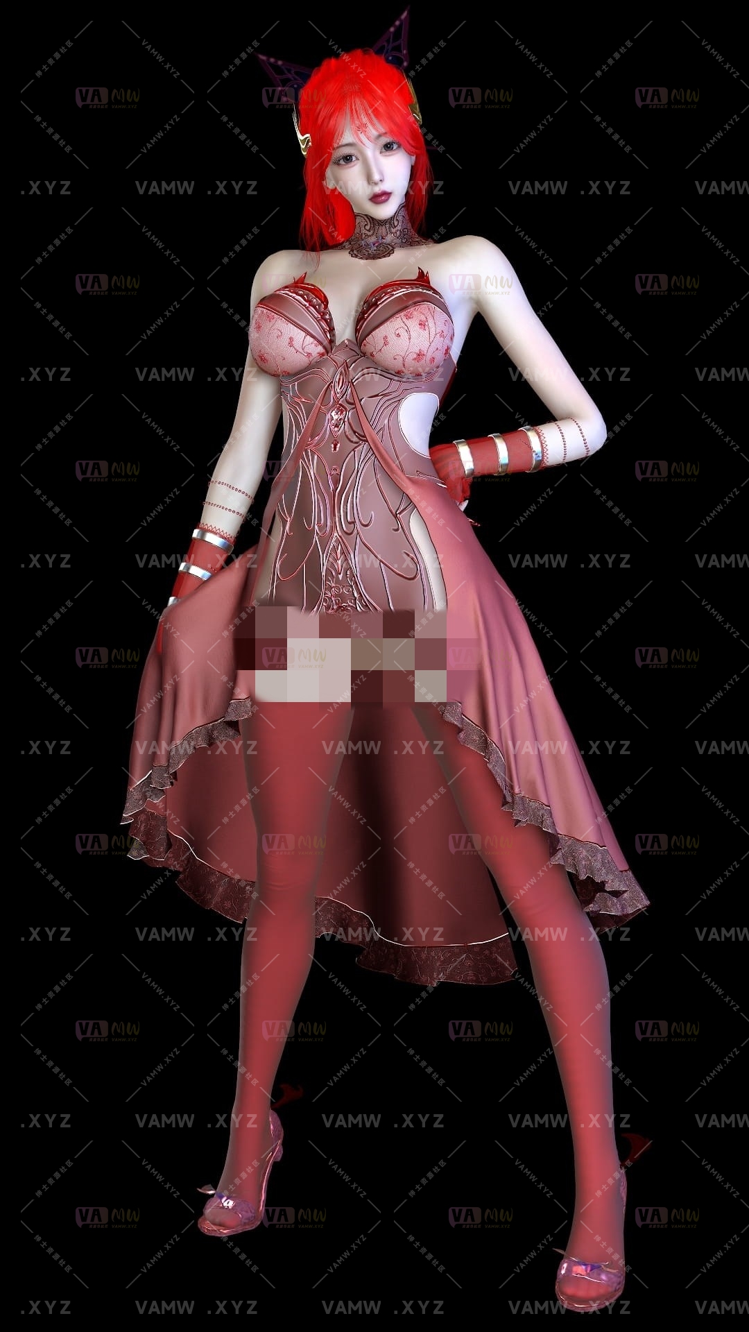 [VAM人物Looks]真实女友游戏 lelesmile.乐乐红仙儿.1.var - 3A资源站-3A资源站