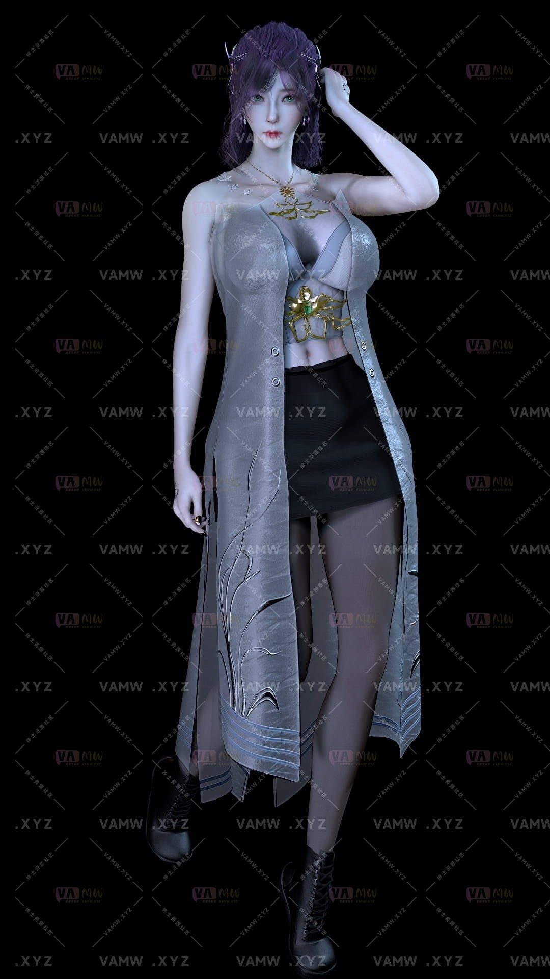 [VAM人物Looks]真实女友游戏 moyi.古卿璃.1.var - 3A资源站-3A资源站