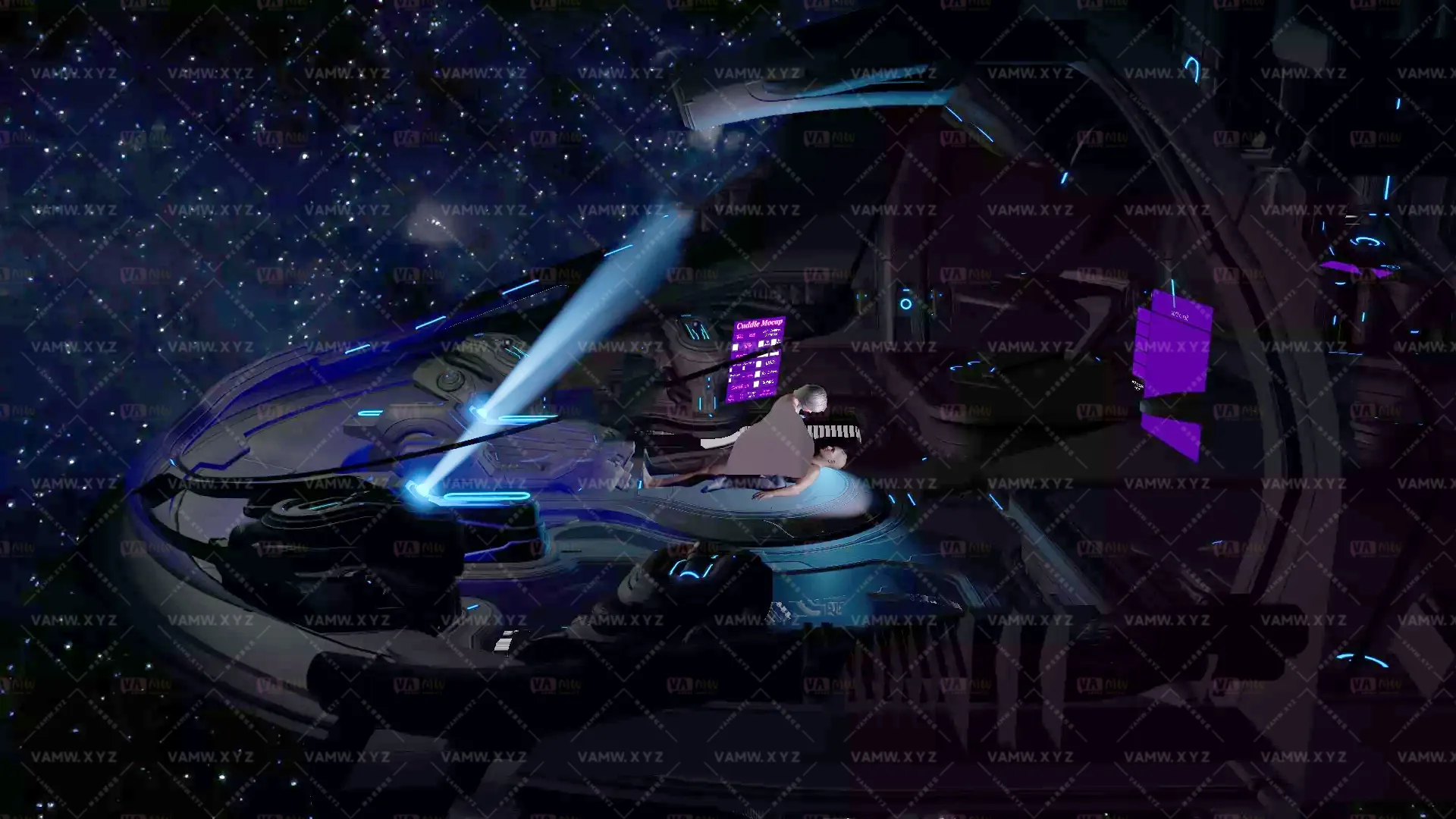 [VAM场景scene]真实女友游戏 CuddleMocap.036-Sex-In-Orbit.3.var - 3A资源站-3A资源站