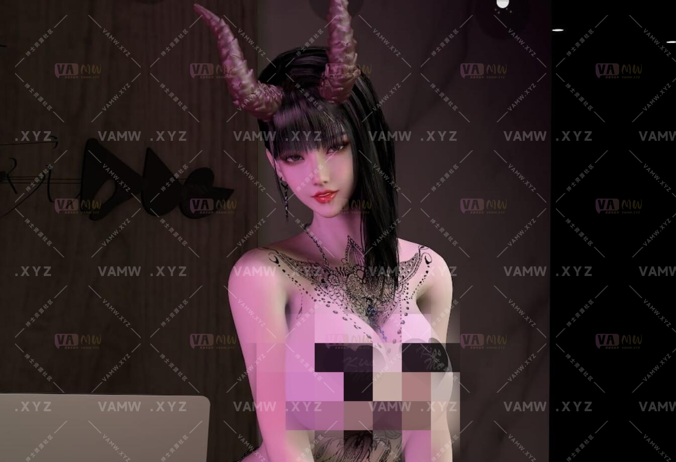 [VAM人物Looks]真实女友游戏 lengdi.恶魔姐姐.1.var - 3A资源站-3A资源站