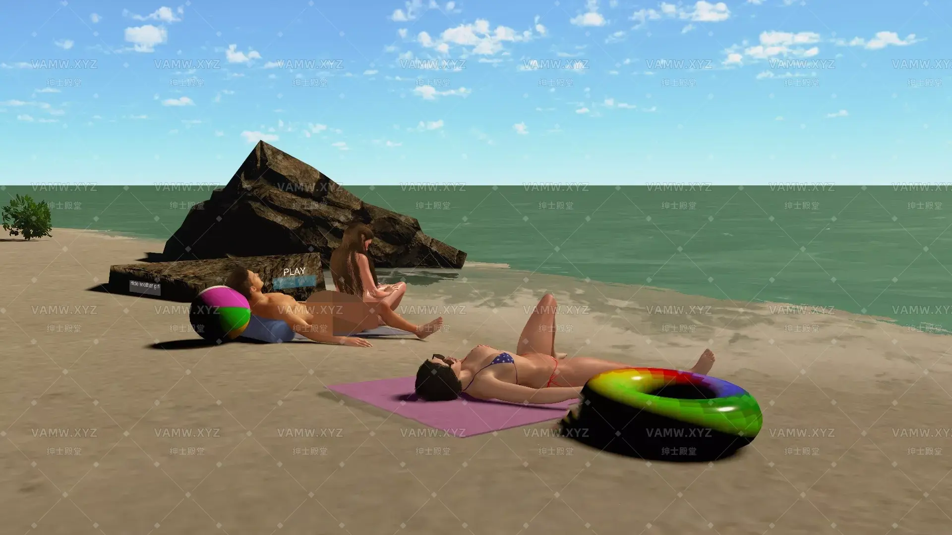 [VAM场景scene]真实女友游戏 KittyMocap.KM446_Big_Desire_to_Fuck_at_the_Beach.1.var - 3A资源站-3A资源站