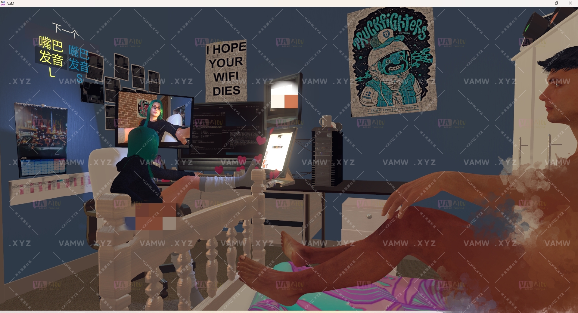 [VAM场景scene]真实女友游戏 Damarmau.Hacker_Cracker_remix.3.var - 3A资源站-3A资源站
