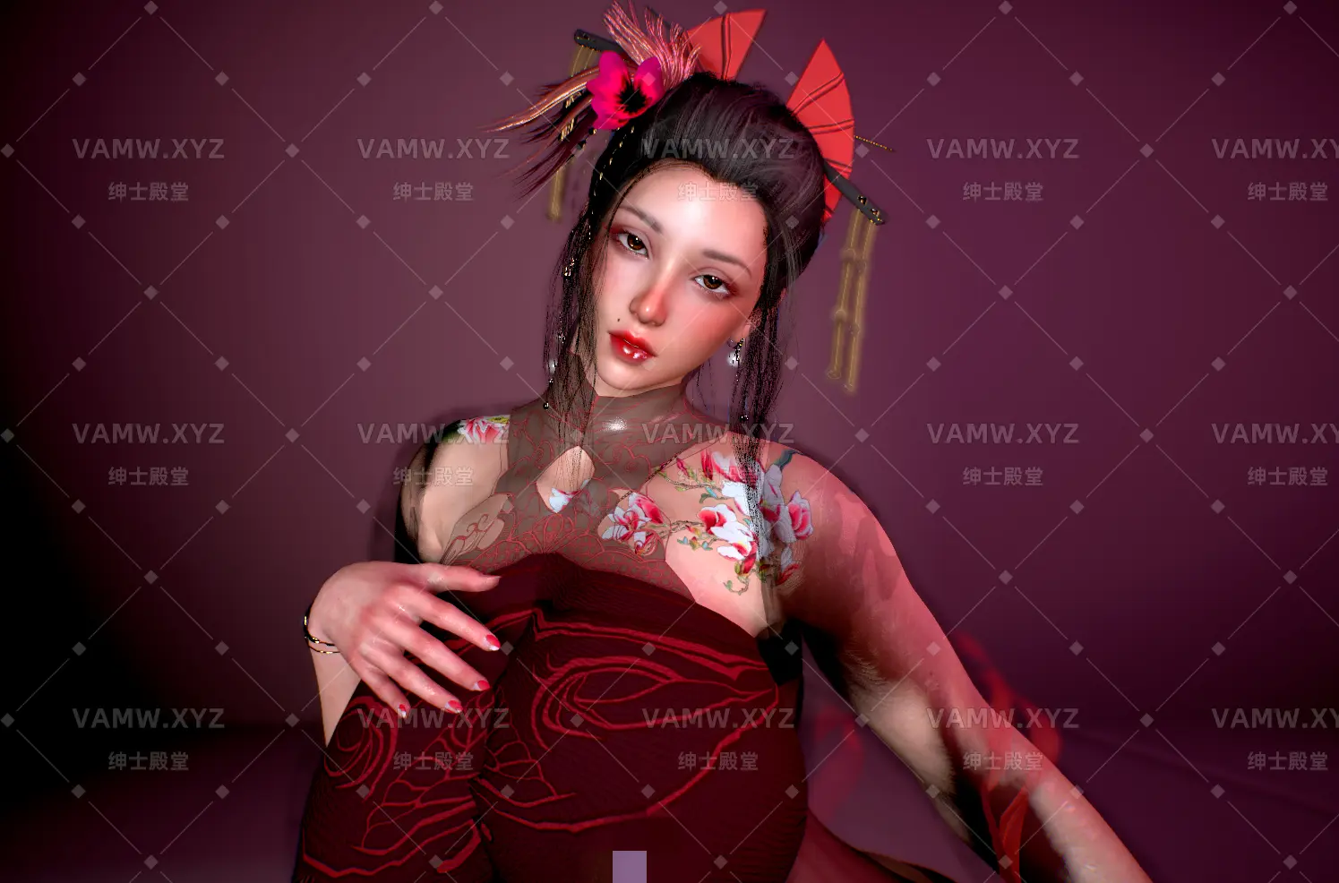 [VAM人物Looks]真实女友游戏 古风 未知.花魁芝芝.1.var - 3A资源站-3A资源站