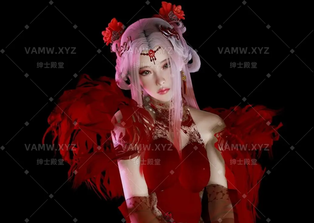 [VAM人物Looks]真实女友游戏 古风 未知.花魁茵茵.1.var - 3A资源站-3A资源站