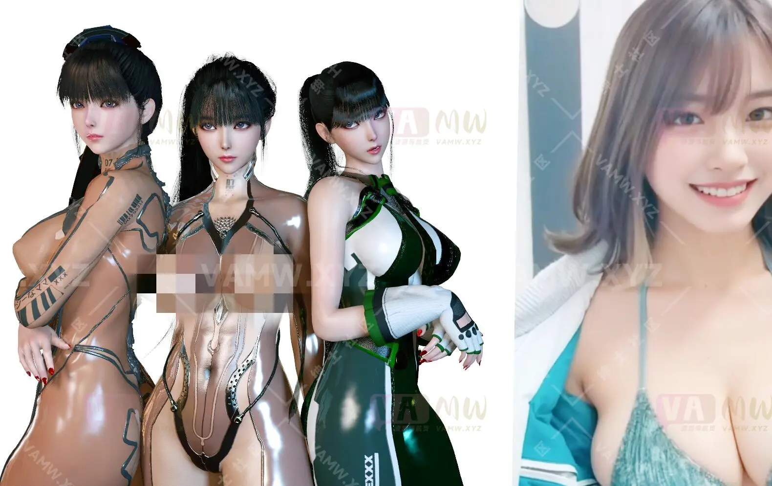 [VAM人物Looks]真实女友游戏 zedward.look_Eve.1.var-VAM资源