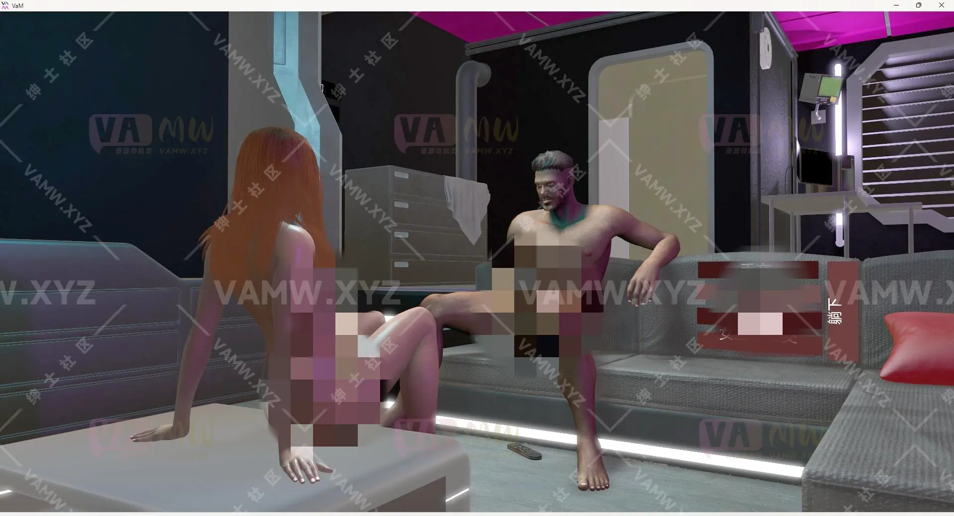 [VAM场景scene]真实女友游戏 汉化+英文原版 RizkyBizz.A_night_in_the_future.2-VAM资源