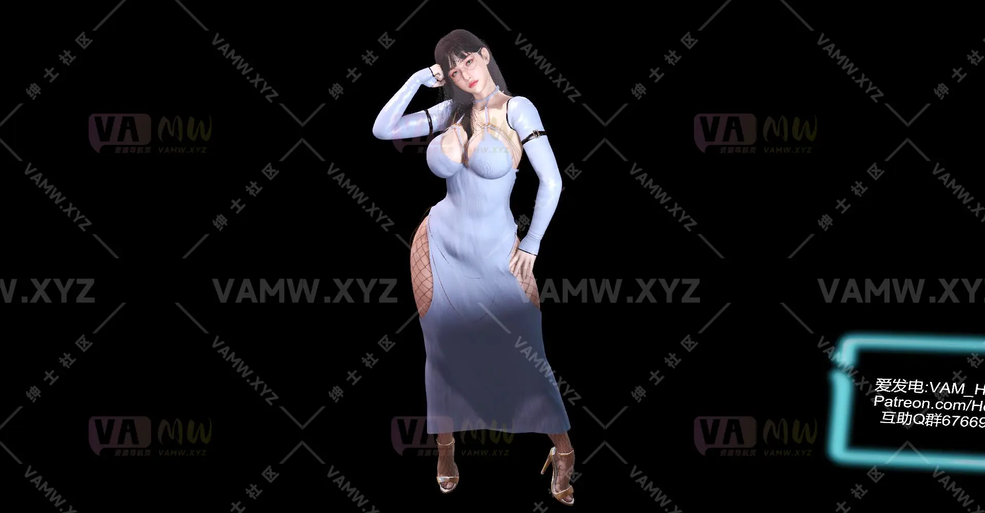 [VAM人物Looks]真实女友游戏 英语老师Herloves.B04-Ya.1 - 3A资源站-3A资源站