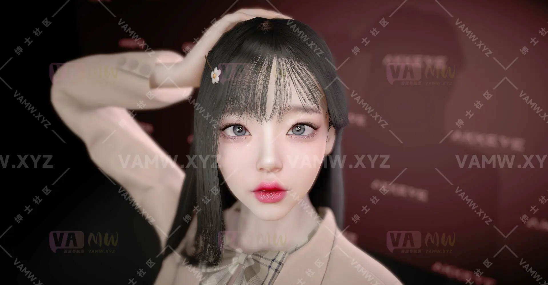 [VAM人物Looks]真实女友游戏 -AKKEVE.046_Eun_Mi.1 - 3A资源站-3A资源站