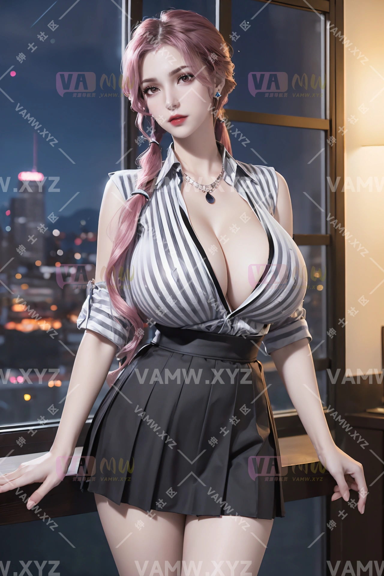 [AI绘画]BB东 休闲短发+ 性感百褶裙 HD159P+687 MB ai20250807113720005-VAM资源