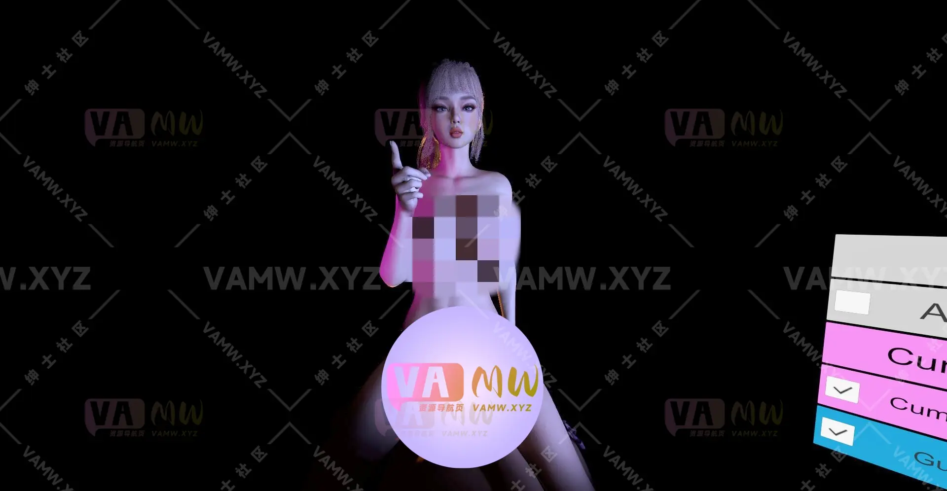 [VAM场景scene]真实女友游戏 舞摇场景 abc tits.Russian_Roulette_ver_2.1-VAM资源